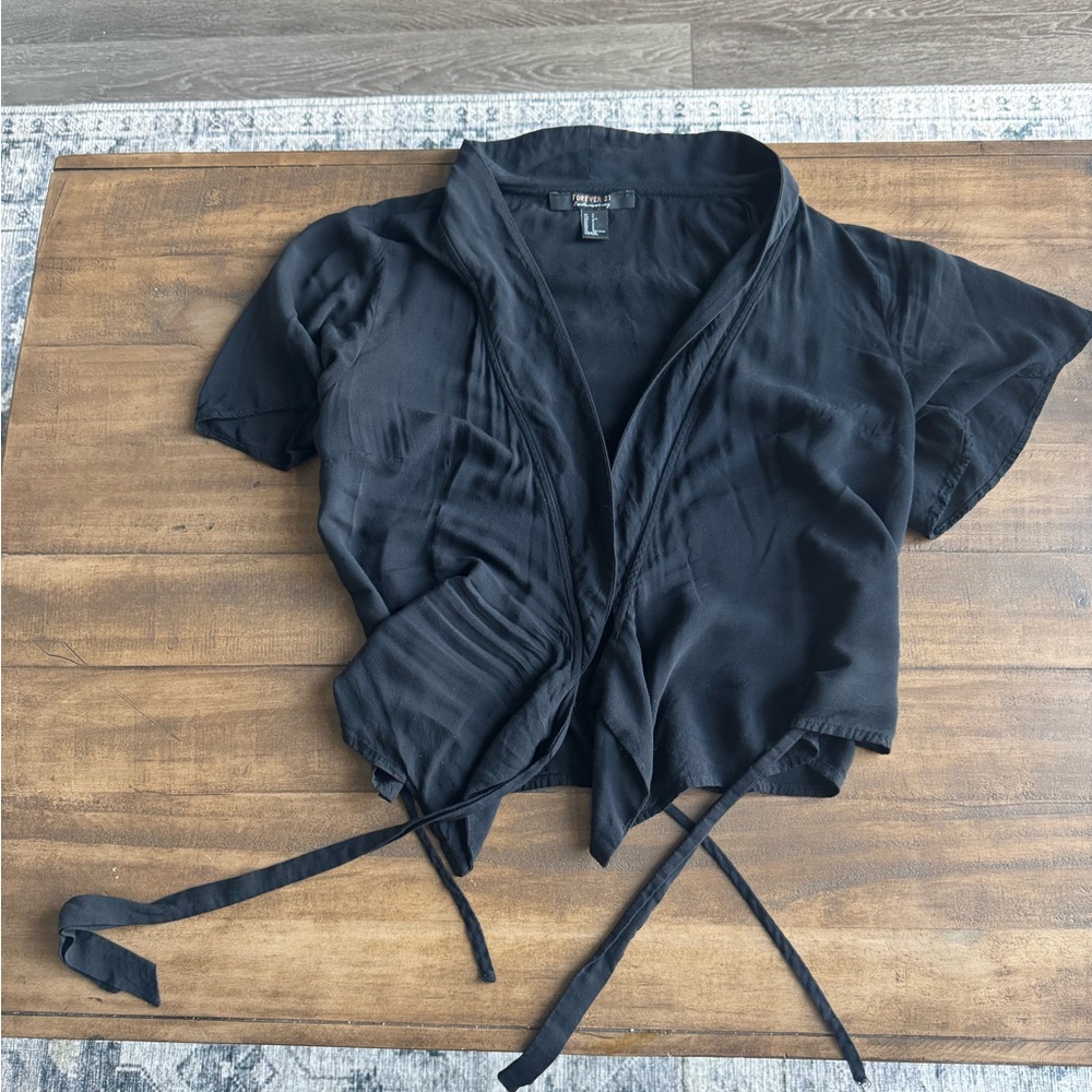 ✨Black Wrapped Blouse✨